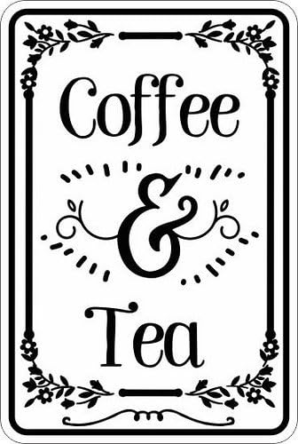 Coffee Tea Jokes - Koffie en thee 8x12 grappige grap