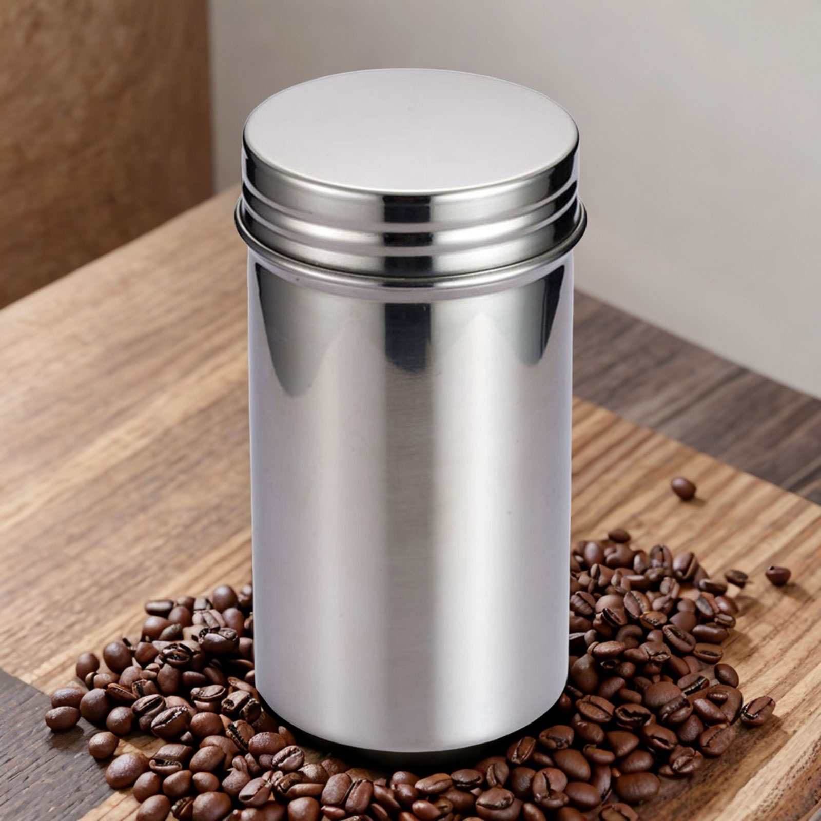 Coffee Tea Leaf And Bean - 304 Roestvrijstalen Verzegelde Opslagpot Thee Koffiebonen