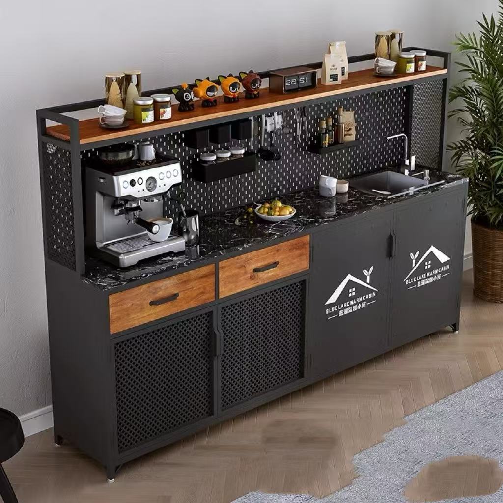 Coffee Tea And Company - Geïntegreerde kantoorwaterbar, dressoir, aan de muur,