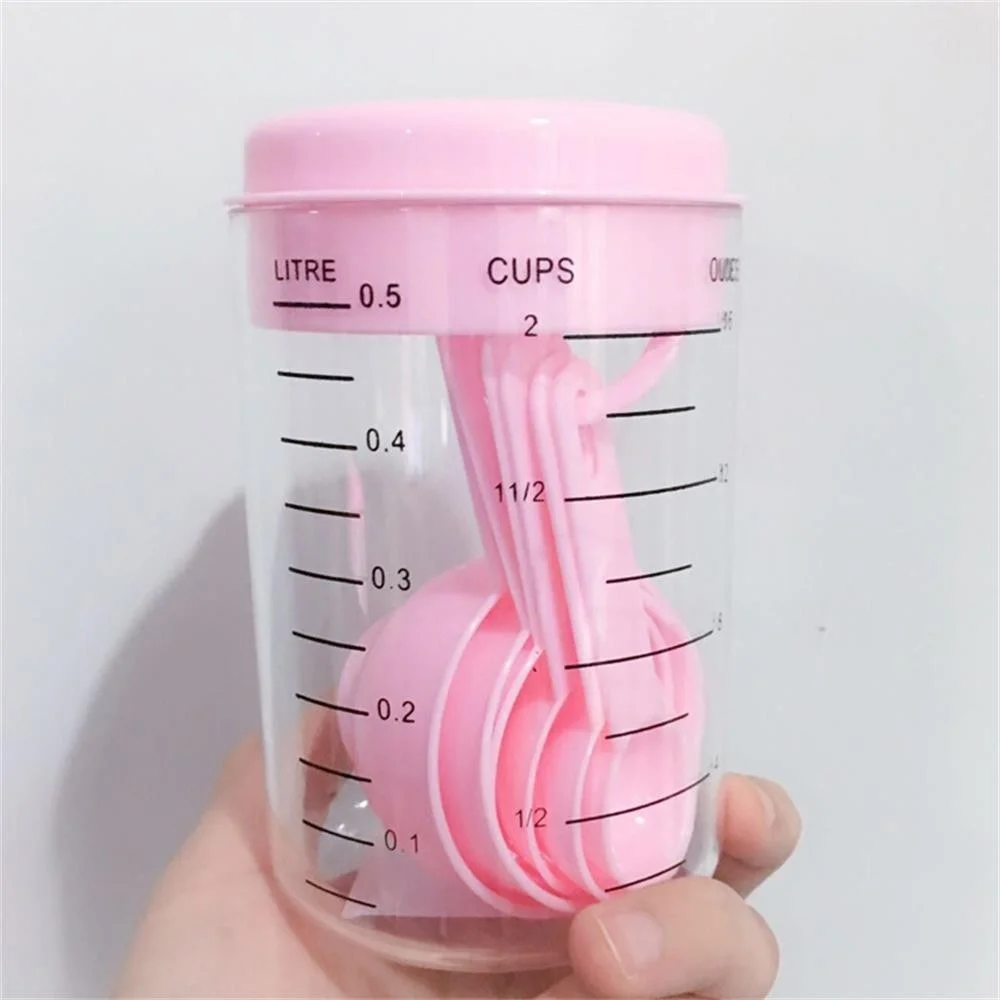 Tea Coffee Utensils - 7-delig / set plastic maatbekers en