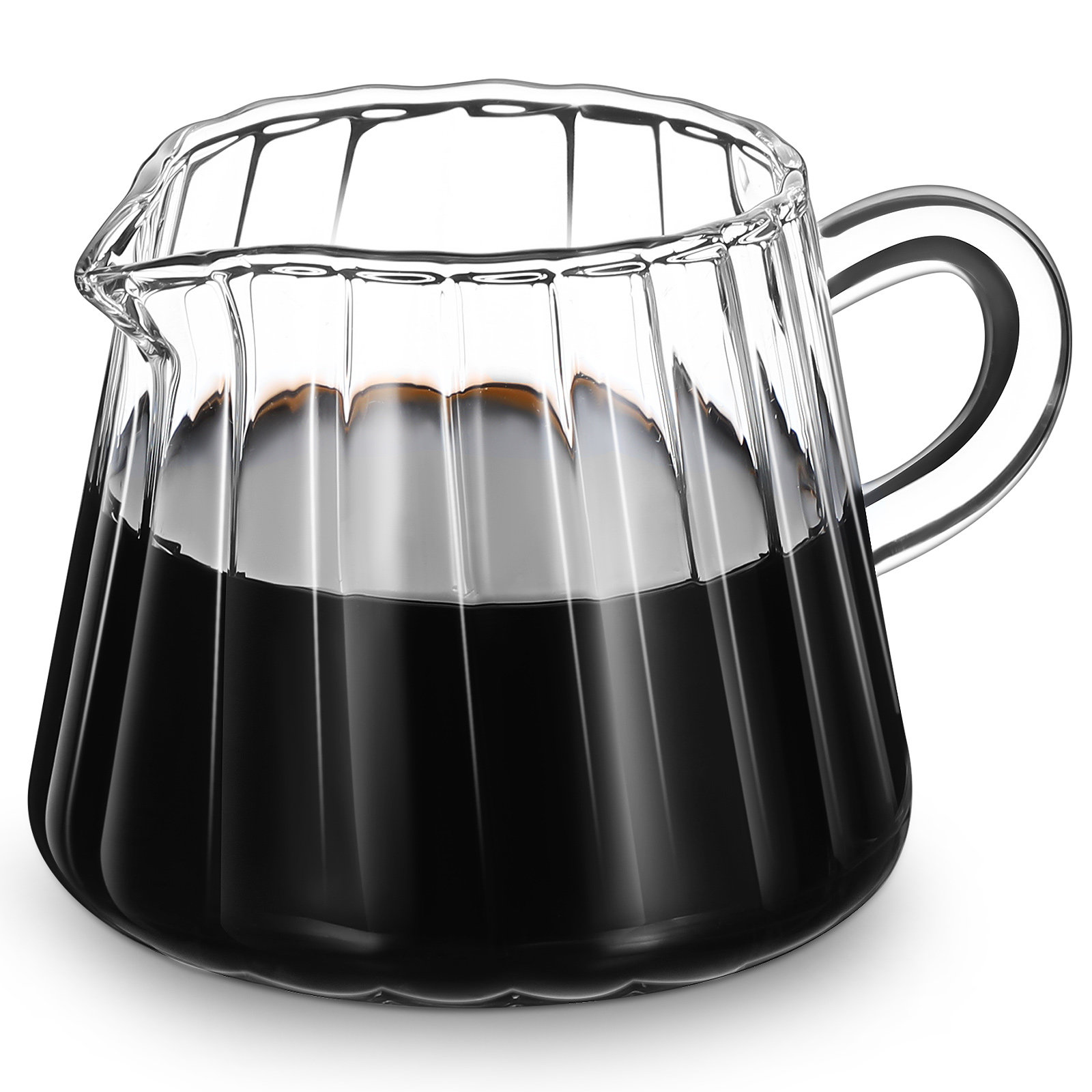 Coffee Tea Creamer - Glazen melkkannetje Stevige melkkan met geschikte