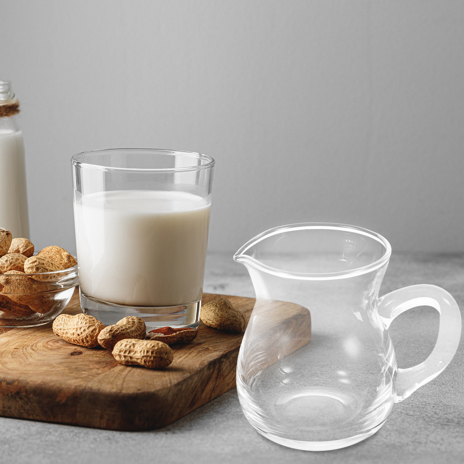 Coffee Tea Creamer - 6 stuks 100ml mini glazen melkkan