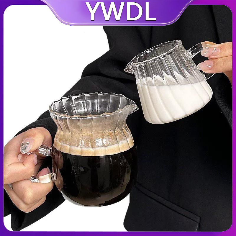 Coffee Tea Creamer - Glazen melkkan van hoog borosilicaatglas met