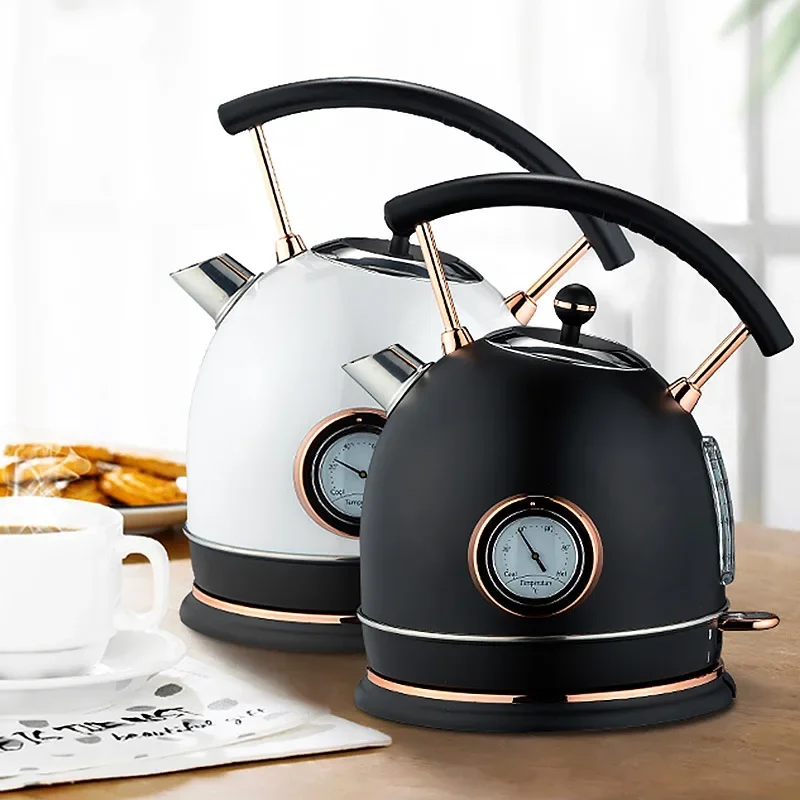 Coffee Tea With Me - Huishoudelijke 220v 1.8 Liter Waterkoker Roestvrij