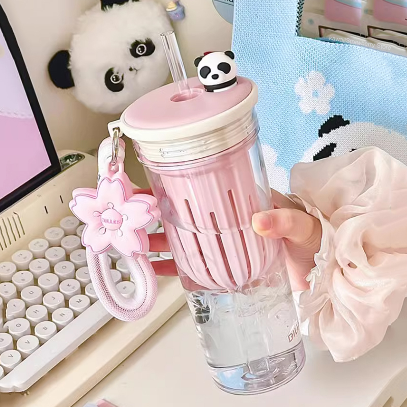 Coffee Tea Equipment - 650ml Kawaii Waterfles Met Filter Leuke