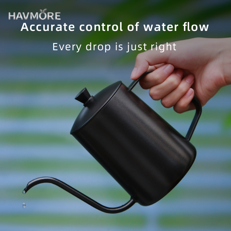 Tea Coffee Utensils - HAVMORE 304 roestvrijstalen theeketel Handgebrouwen koffiepot