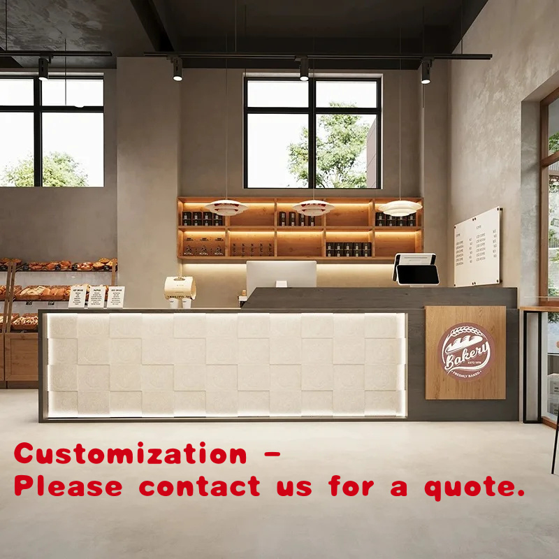 Coffee Tea And Company - Aangepaste, aanpasbare receptiebalie, displaykast, catering, melkthee,