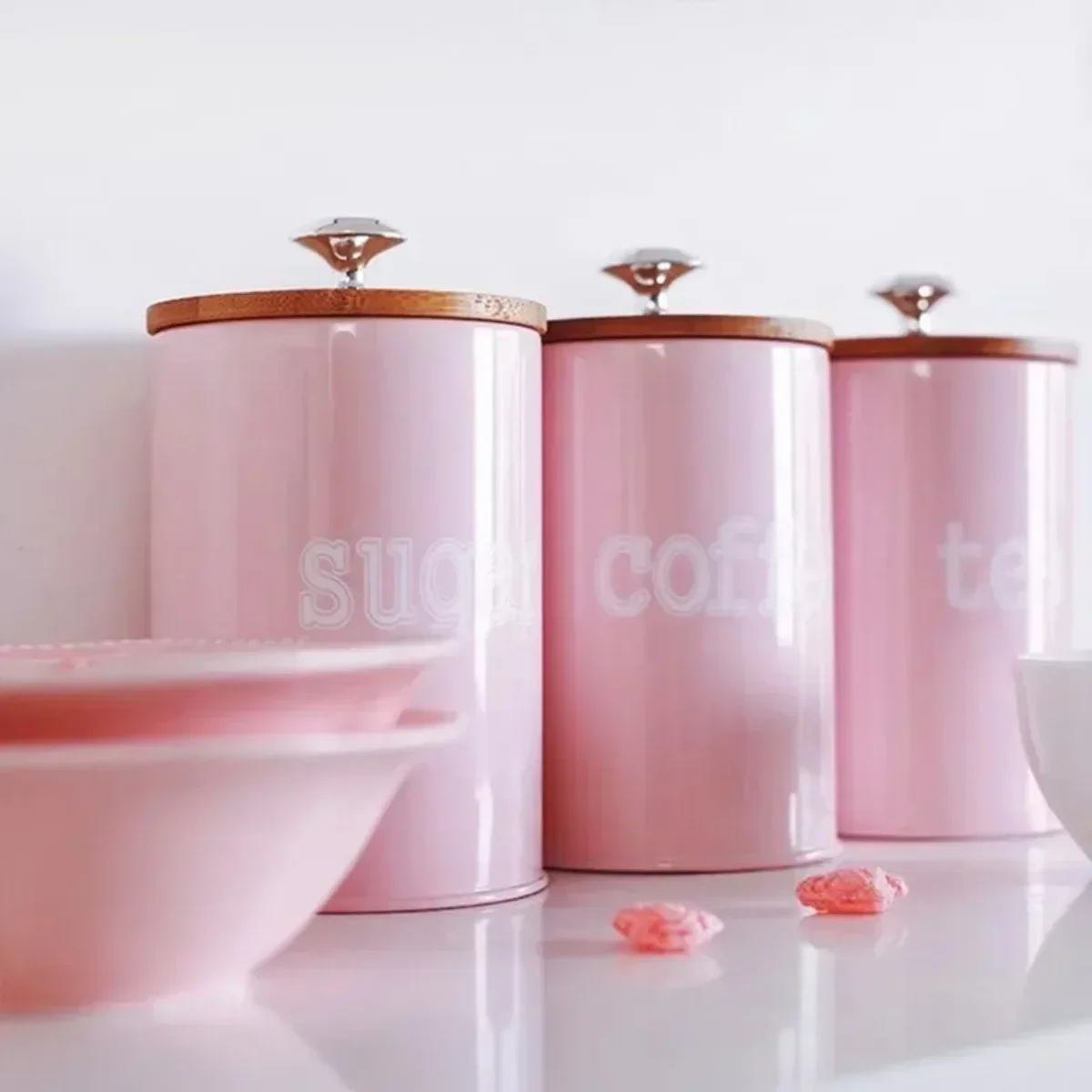 Tea Coffee Utensils - 3 stks/set Thee Koffie Suiker Opslag