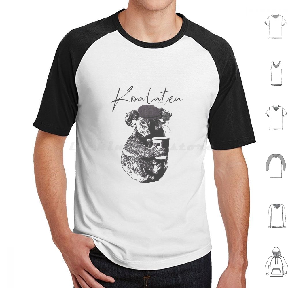 Coffee Tea Jokes - Koalatea T-shirt Mannen Vrouwen Kinderen 6xl