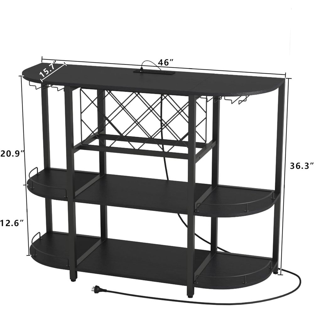Zwarte 3-laags salontafel met  - Coffee & Tea Haus recensie en prijs