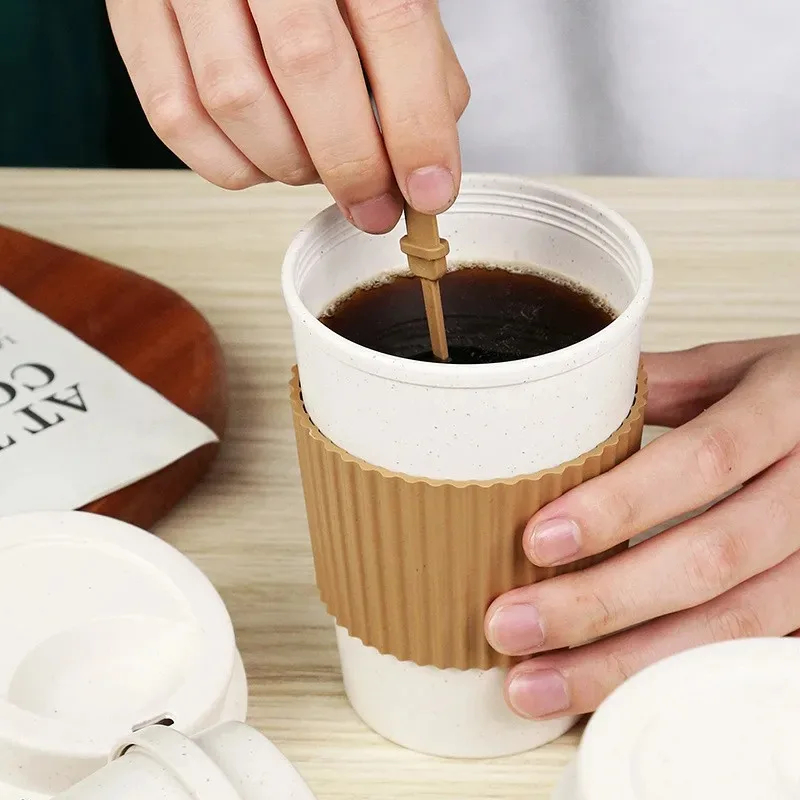 450ML Koffiekopjes Met Deksels - Coffee Tea Pictures recensie en prijs