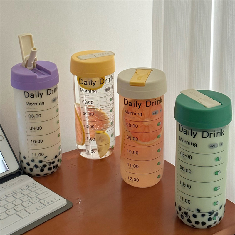 Glazen Waterfles Met Time Mark - Coffee Tea Equipment recensie en prijs