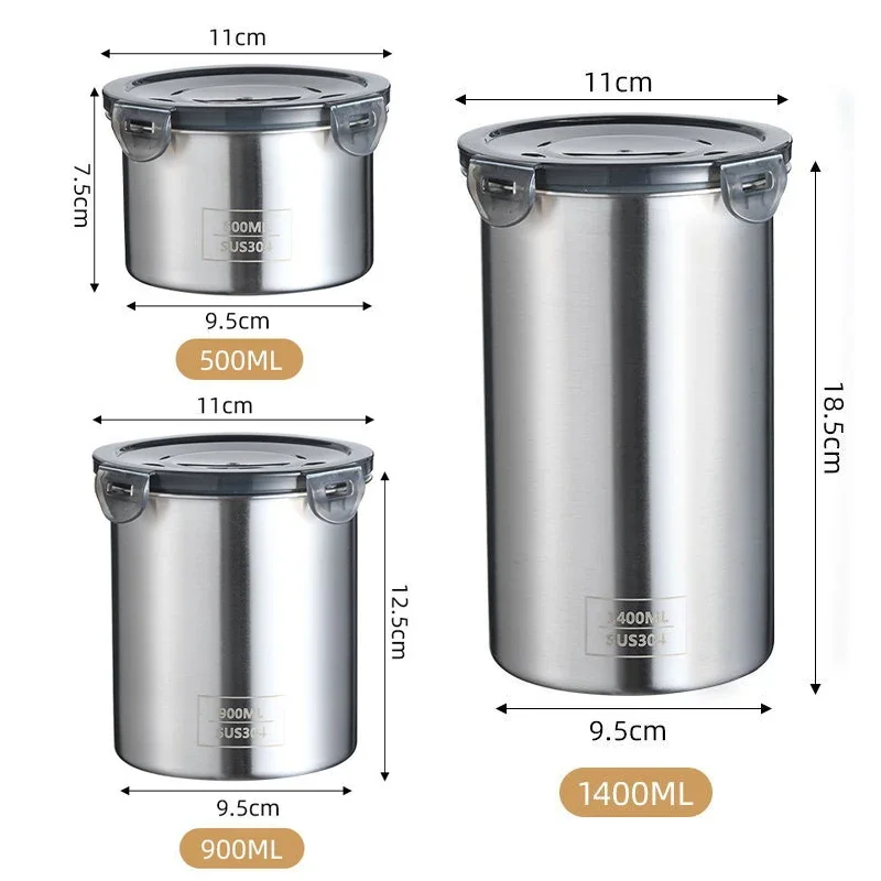 Roestvrijstalen voedselcontain - Coffee Tea Leaf And Bean recensie en prijs
