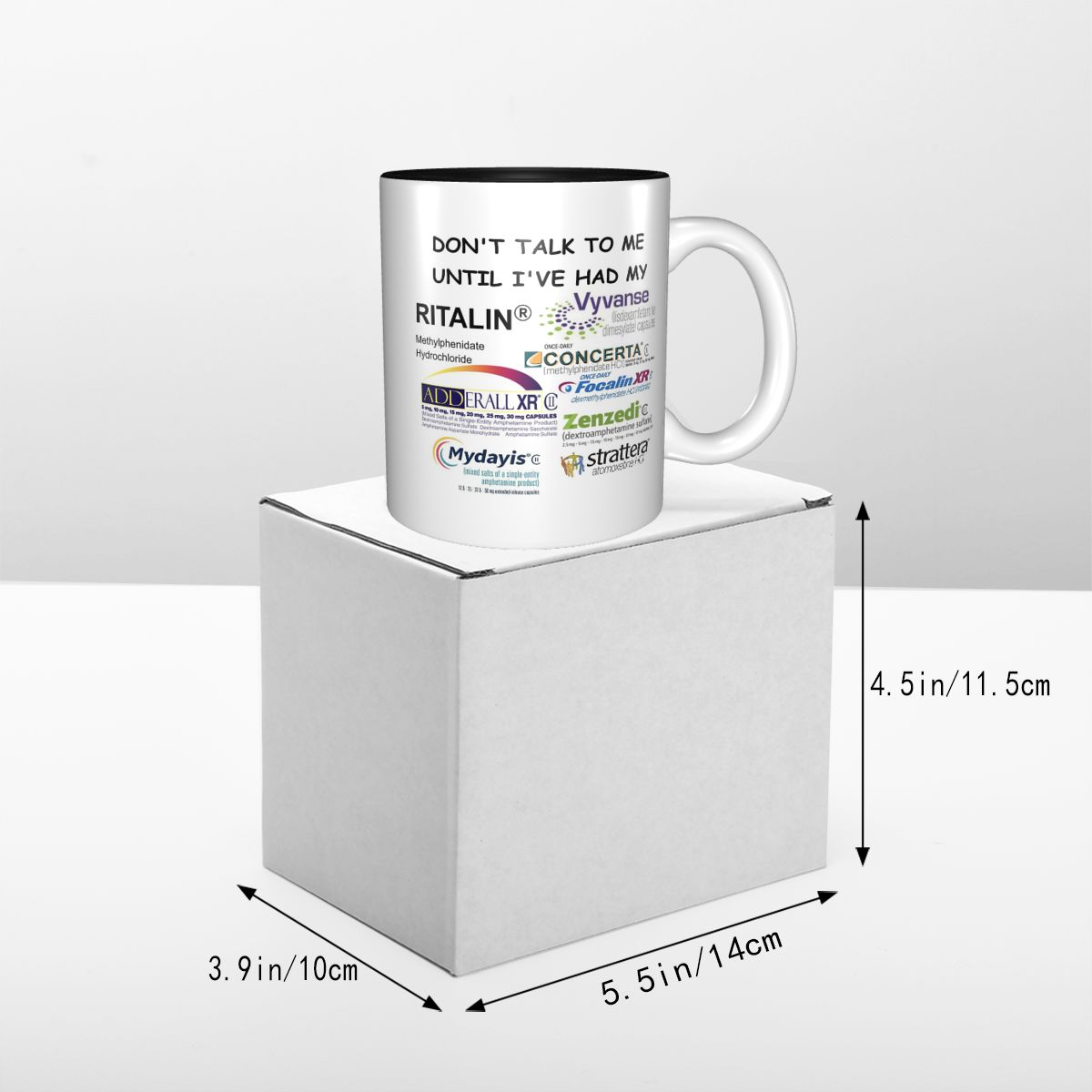 Praat niet tegen mij Mok Grapp - Coffee Tea With Me recensie en prijs
