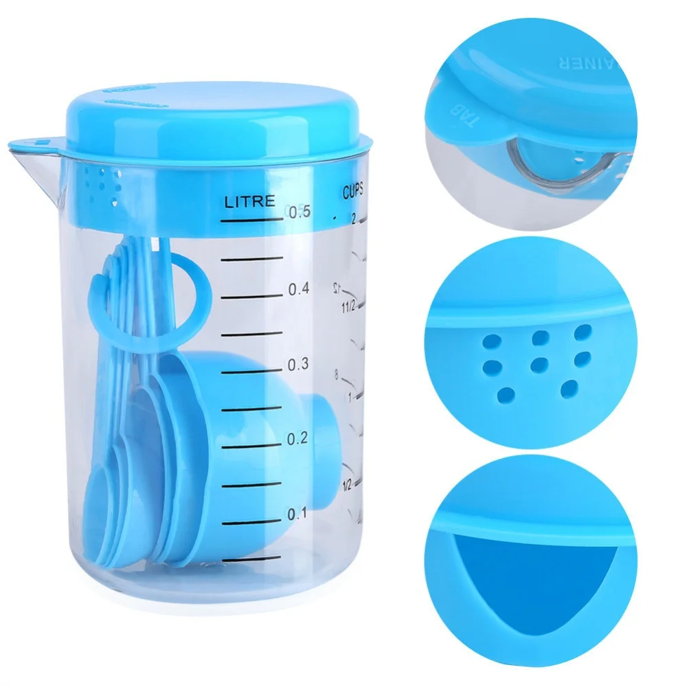 7-delig / set plastic maatbeke - Tea Coffee Utensils recensie en prijs