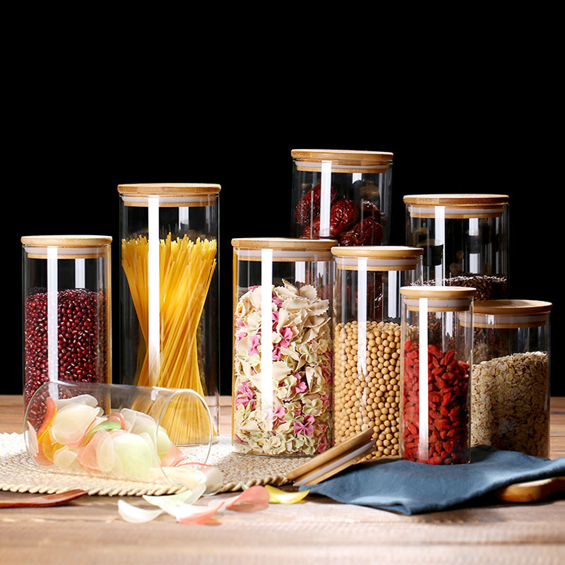 Glazen voedselopslagpotten met - Coffee Tea Leaf And Bean recensie en prijs