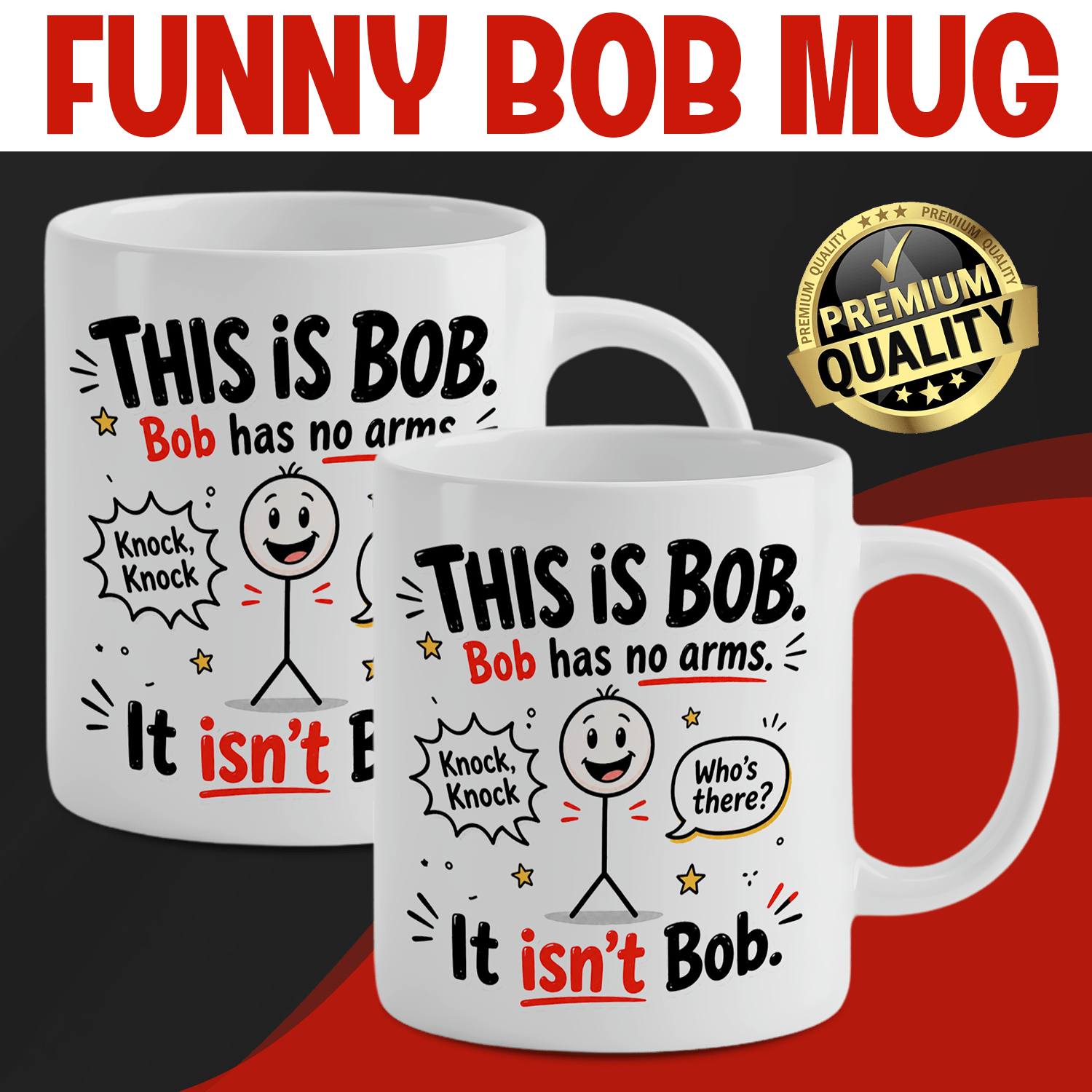Grappige witte keramische koff - Coffee Tea Jokes recensie en prijs