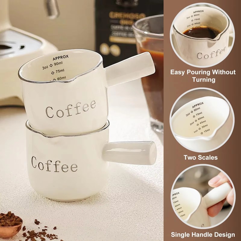 Mini keramische koffiekop met  - Coffee Tea Creamer recensie en prijs