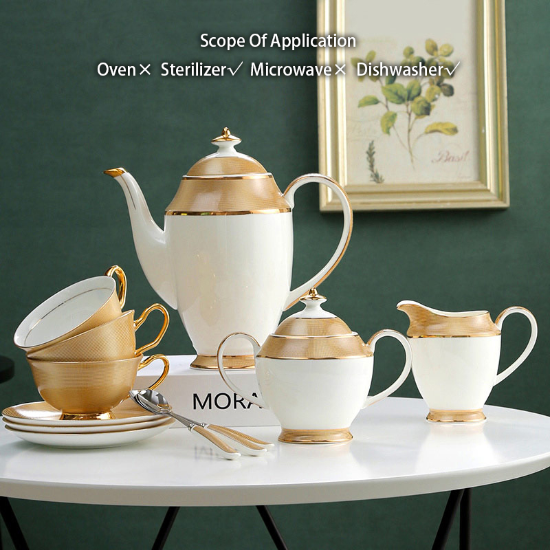 Luxe Goud Bone China Koffie Se - Coffee Tea Creamer recensie en prijs