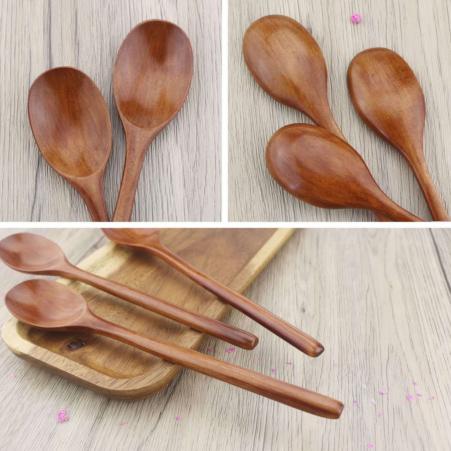 6 Stuks Houten Lepel Servies K - Tea Coffee Utensils recensie en prijs
