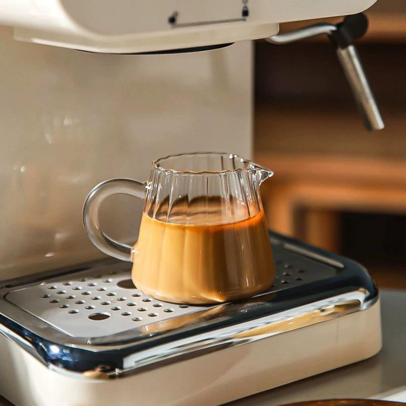 Glazen melkkan van hoog borosi - Coffee Tea Creamer recensie en prijs