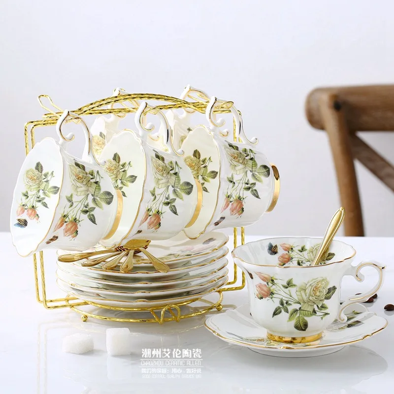 Bone China Koffie Set Camellia - Coffee Tea Creamer recensie en prijs