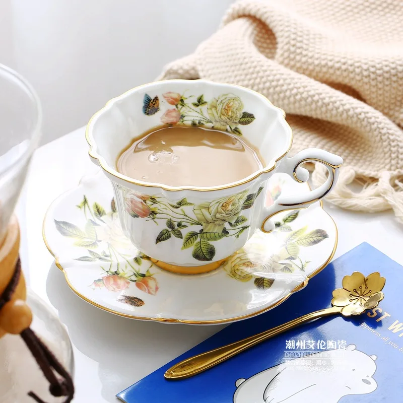 Bone China Koffie Set Camellia - Coffee Tea Creamer recensie en prijs