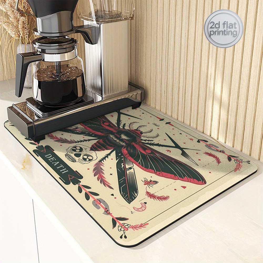 1pc Card Moth Skull Gothic Abs - Tea Coffee Utensils recensie en prijs