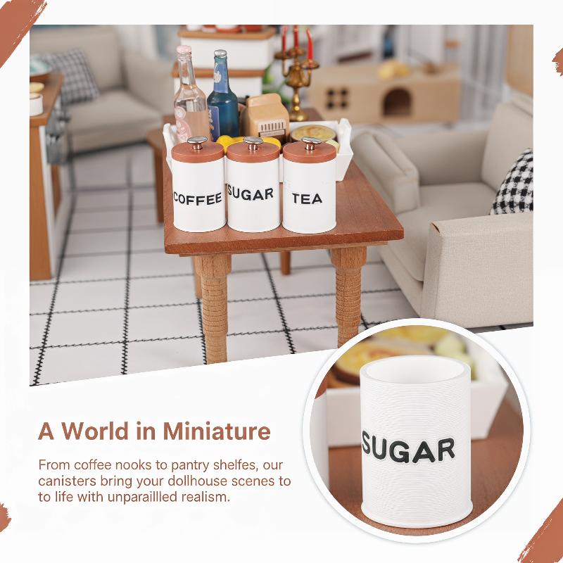 3 Stuks 1/12 Poppenhuis Thee K - Tea Coffee Utensils recensie en prijs