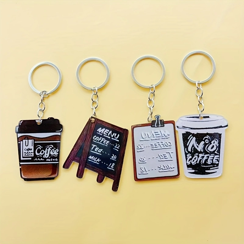 8 stuks acryl sleutelhanger me - Coffee & Tea Haus recensie en prijs